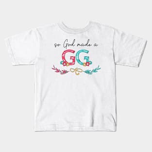 So God Made A Gg Happy Mother's Day Kids T-Shirt